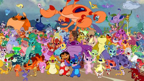 lilo and stitch all experiments|lilo and stitch all cousins.